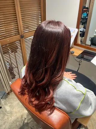 カラー ワンカラーモデル/ 大村莉子のヘアスタイル