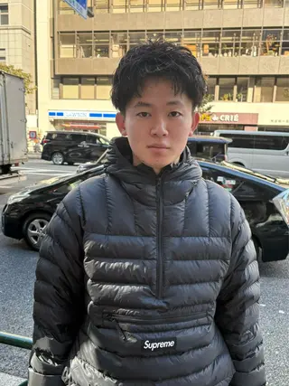 ショート パーマ メンズ 💈メンズ短髪特化 ✂︎伊藤大輝💈のヘアスタイル