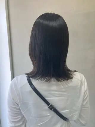 ミディアム 【ツヤ髪特化】 スズキアキエのヘアスタイル