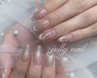 ネイル Jolly チップ長さだしのネイルデザイン