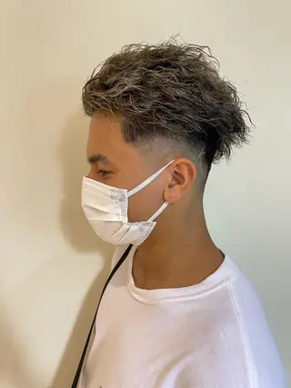 ショート パーマ メンズ 辻堂メンズ特化 YU-YAのヘアスタイル