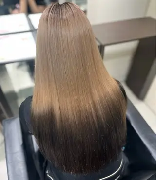 ロング カラー 髪質改善/透明感カラ ー/レイヤー/あやはのヘアスタイル