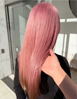 ロング カラー くびれヘア/髪質改善 はるのヘアスタイル