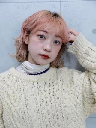 ショート カラー ヘアアレンジ ❇️安達 優心❇️ レイヤー/艶髪特化のヘアスタイル