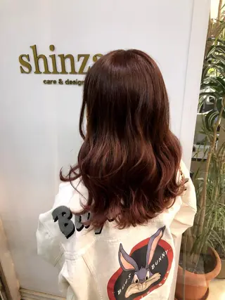 セミロング 亀川蓮 Agu hairのヘアスタイル