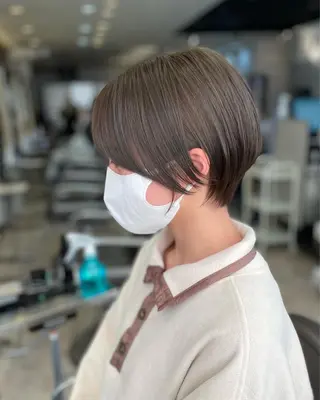 ショート 韓国レイヤー🇰🇷 ReLien西大寺店のヘアスタイル