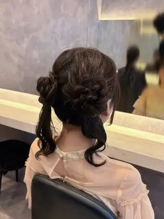 セミロング Maho ブリーチモデル募集中のヘアスタイル