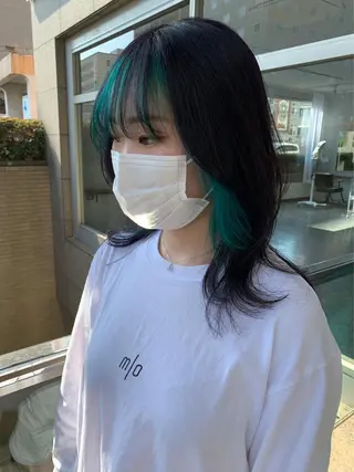 ミディアム 髪質改善・ハイトーン 🌈SENAのヘアスタイル