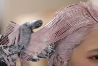 カラー ハイトーン✨髪質 改善🫧RYOのヘアスタイル