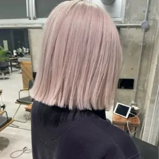 ショート カラー KAEDE🌺Wカ ラー/ホワイトカラーのヘアスタイル