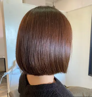 ミディアム カラー 🪞パーマ🐾ボブ ロング🌷川原のヘアスタイル