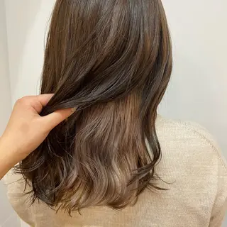 セミロング カラー 🪭risa 暖色/レイヤー🪭のヘアスタイル