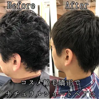 パーマ メンズ Soleria 田中慎一のヘアスタイル