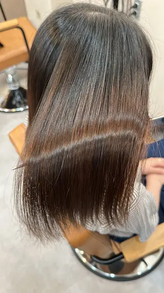 セミロング 西口 源一のヘアスタイル