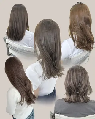 セミロング risa | 透明感 カラー|レイヤーのヘアスタイル