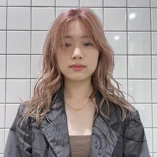 ミディアム カラー トレンドヘア◎ 店長 清原佑太のヘアスタイル
