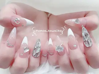 ネイル MoMoA Nail ネイル長さ出し専門店のネイルデザイン