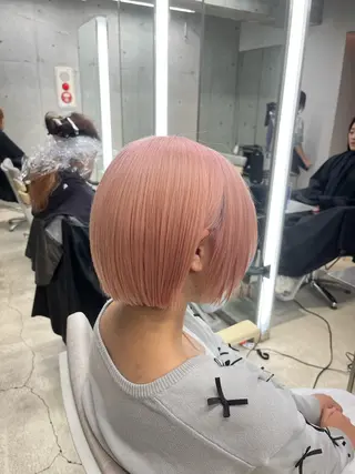 ショート カラー 【毎朝セット3分】 メンズパーマ　真人のヘアスタイル