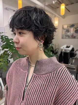 ショート カラー パーマ ooit 【オーイット】のヘアスタイル