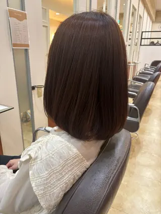ミディアム 尾崎 優花のヘアスタイル
