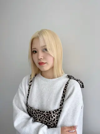 カラー ハイトーン特化 pepe🎀のヘアスタイル