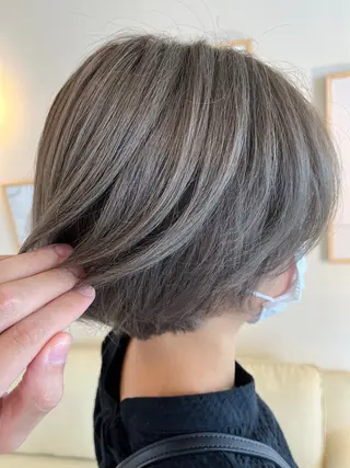 ショート ダメージレス◎東区/ 艶カラー💫/斉藤拓のヘアスタイル