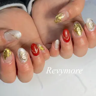ショート ネイル nail salon Revymoreのネイルデザイン