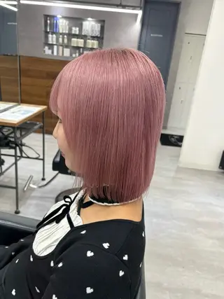 ショート ENA💗NEXT /ハイトーンエクステのヘアスタイル