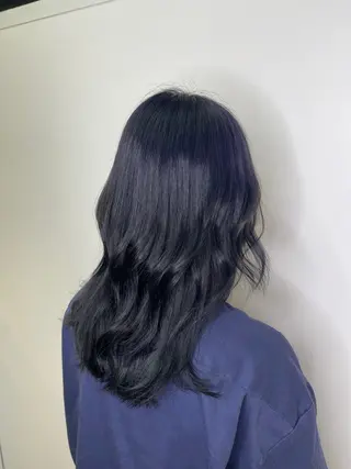 ロング カラー レイヤーカット/ 艶カラー/山内一暉のヘアスタイル