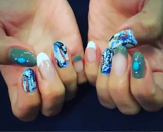 ネイル フルリール 【プライベートサロンのネイルデザイン