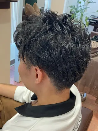 ショート パーマ メンズ ふるた/四日市/ 大人女性/ショートのヘアスタイル