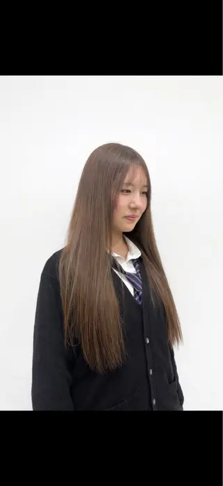 ロング カラー カット/縮毛矯正/ 鈴木敏文🍃のヘアスタイル