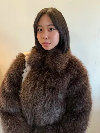 ショート レイヤーカット\ウル フ　chinatsuのヘアスタイル