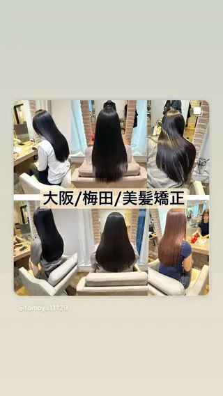 ロング 美髪矯正・レイヤー 倉友哉のヘアスタイル