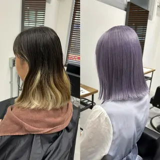 ショート カラー ENA💗NEXT /ハイトーンエクステのヘアスタイル