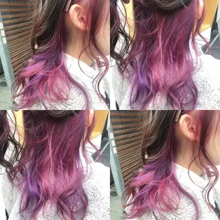 ロング カラー 原宿サロン代表 デザインカラー伊藤卓のヘアスタイル