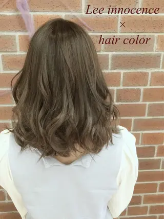 ミディアム セミロング ロング カラー パーマ カラー/髪質改善スペ シャリスト宮本 伸一のヘアスタイル