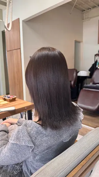 カラー 🫧毛先カット 🫧山中沙希のヘアスタイル