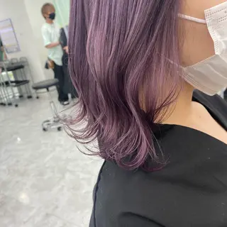 セミロング カラー ヘアアレンジ mai🍑暖色カラー /レイヤー💖のヘアスタイル