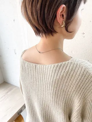 ショート ショート✨ボブ✨代表 新田見美仁のヘアスタイル