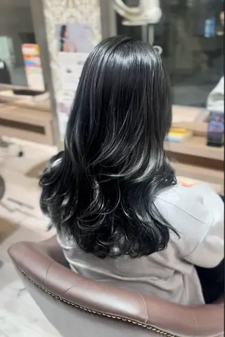 ロング 山口拓海 【顔周り小顔カット】のヘアスタイル