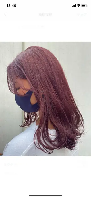 セミロング カラー ヘアアレンジ enurk店 🍋 M I K U  *のその他イメージ