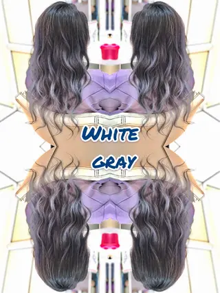 ロング カラー 永島 桜のヘアスタイル