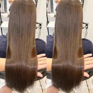 ミディアム 渋谷レイヤーカット❌ 縮毛矯正専門/武田涼のヘアスタイル