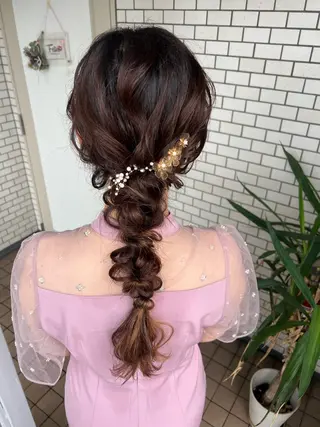 ヘアアレンジ 大人可愛いヘアメイク 💋🧚‍♀️しずかのヘアスタイル