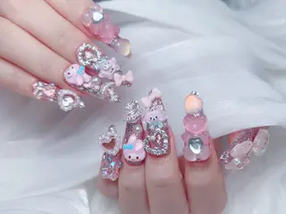 ネイル M🌷nail 長さだし専門店のネイルデザイン