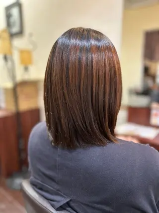 ミディアム パーマ 松田 佳純のヘアスタイル