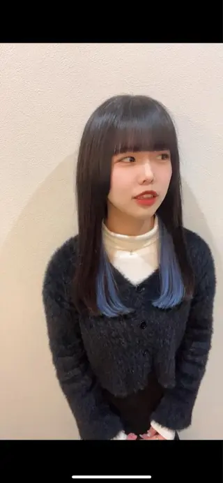 セミロング 🐈‍⬛ララモアナ yuri🐈‍⬛のヘアスタイル