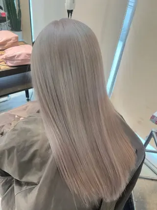 ロング カラー 🎀ハイトーン・艶 カラー HANA🎀のヘアスタイル