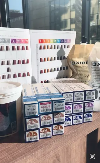 カラー 薬剤付きシェアサロン 店長タチバナのヘアスタイル